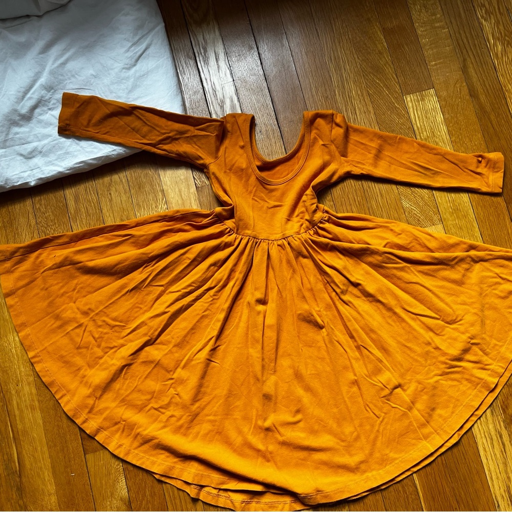 Alice + Ames Orange Long Sleeve Dress
